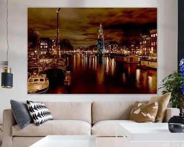 Montelbaanstoren Amsterdam van Peter Bartelings