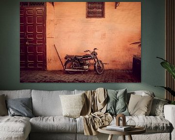 Moped in Marrakech, Morocco by Rob Berns