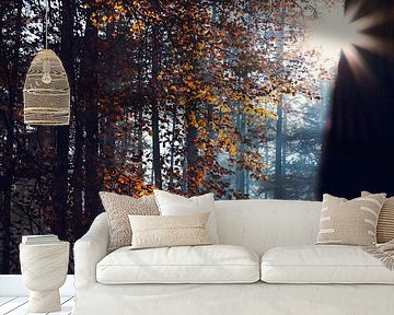 Golden Autumn Leaves by Wahid Fayumzadah