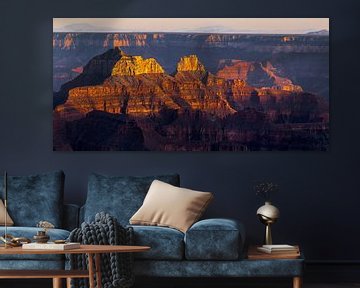 Grand Canyon sunset van Peter Leenen