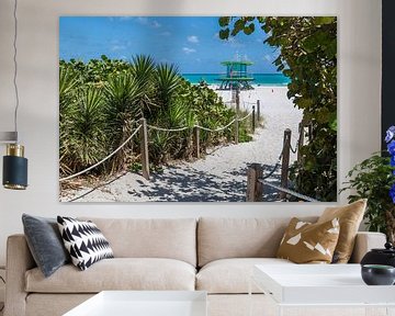 Miami Beach, tropisch paradijs van Peter Leenen