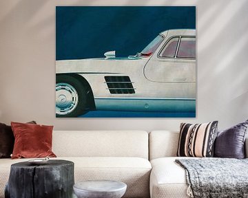 Mercedes 300SL Meeuwenvleugels 1964 van Jan Keteleer