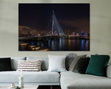 De Zwaan - Erasmusbrug - Rotterdam van Mart Houtman