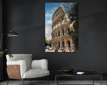 The Colosseum in Italy. by Menno Schaefer