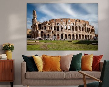 The Colosseum in Italy. by Menno Schaefer