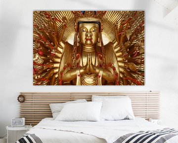 Gouden Buddha van Koen Boelrijk Photography