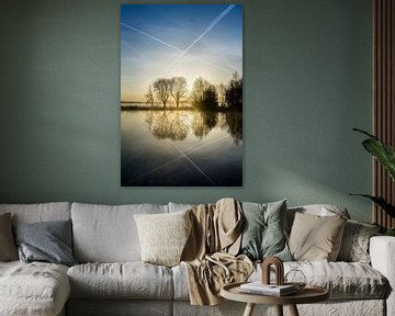 Kruisreflectie van Koen Boelrijk Photography