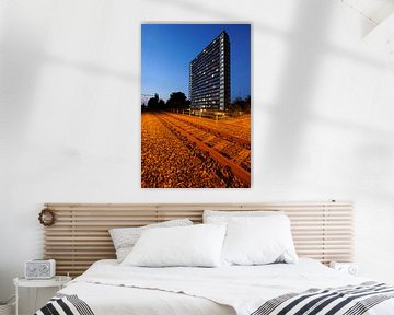 IBB high-rise flat on Ina Boudier-Bakkerlaan in Utrecht by Donker Utrecht
