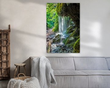 mossy waterfall by Jürgen Wiesler
