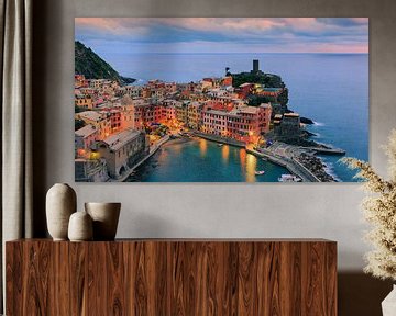 Vernazza, Cinque Terre, Italië van Henk Meijer Photography