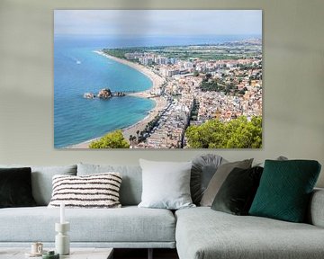 Vue sur Blanes sur Maria-Maaike Dijkstra