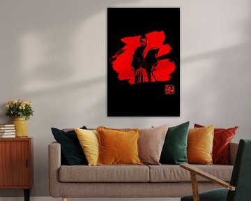 samourai in het rood 02 van Péchane Sumie