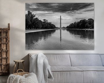 Washington Monument in reflecting pool van Martin Albers Photography