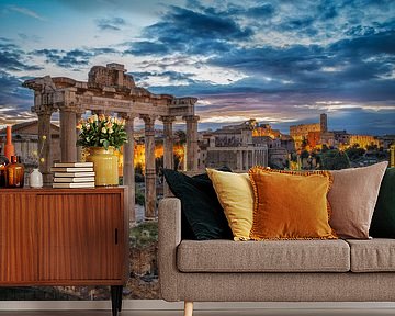 Rome - Forum Romanum - Colosseum by Teun Ruijters