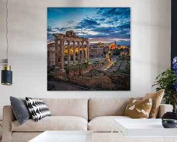 Rome - Forum Romanum - Colosseum by Teun Ruijters