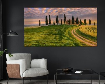 Podere I Cipressini, Toscane, Italië van Henk Meijer Photography