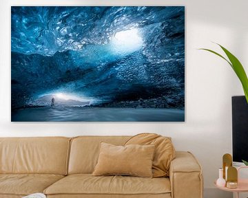 Glacier cave in iceland by Thomas Kuipers