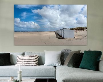 Strandhuisjes op Texel