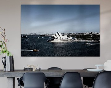 L'horizon de Sydney avec l'Opéra de Sydney