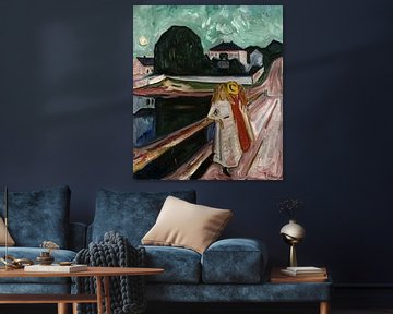 Mädchen auf dem Pier, Edvard Munch