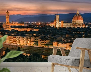 Florence vanuit Piazzale Michelangelo van Henk Meijer Photography