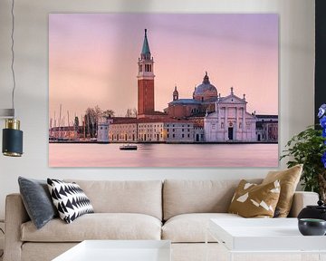 Sunrise San Giorgio Maggiore, Venise, Italie sur Henk Meijer Photography