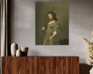 Portret van een man, gekleed als herder, Hendrik Gerritsz. Pot