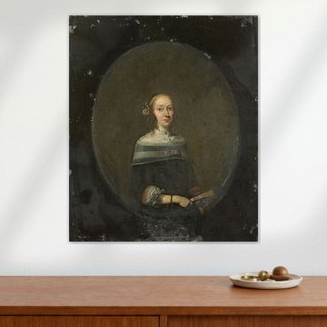 Porträt einer Frau, Gerard ter Borch (II), 1640 - 1681