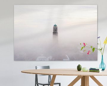 Zwolle im Nebel von Thomas Bartelds