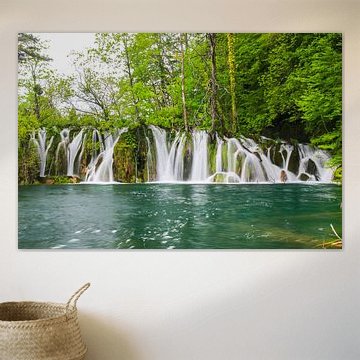 Natural park plitvice lakes in Croatia