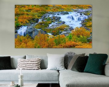 Herbst entlang des Gamle Strynefjellsvegen, Norwegen von Henk Meijer Photography