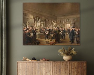 De beeldenzaal van de Maatschappij Felix Meritis, Adriaan de Lelie, 1806 - 1809