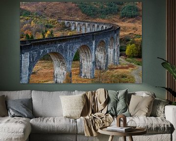 Glenfinnan viaduct, Schotland van Gerben van Buiten