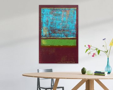 Abstract in rot, grün und blau von Rietje Bulthuis