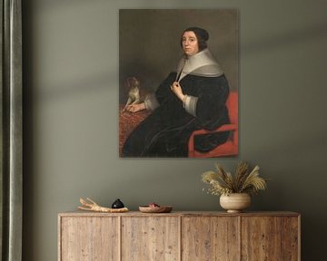 Porträt einer Frau, Gerard van Honthorst, 1655