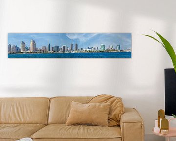 SAN DIEGO Skyline - Panoramic View by Melanie Viola