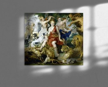 Krönung der Diana, Frans Snijders, Peter Paul Rubens