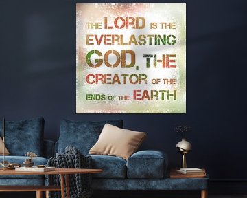 The Lord is the everlasting God van Luci light