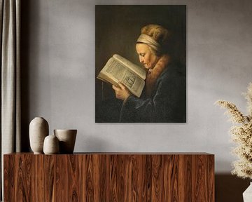 Lesende alte Frau, Gerard Dou, um 1631 - um 1632