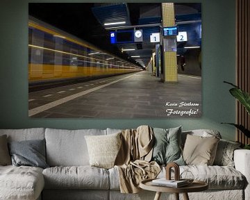 NS op Station Blaak, Rotterdam van Kevin Slotboom