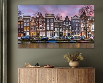 Stadsgezicht Brouwersgracht Amsterdam van Rudmer Zwerver