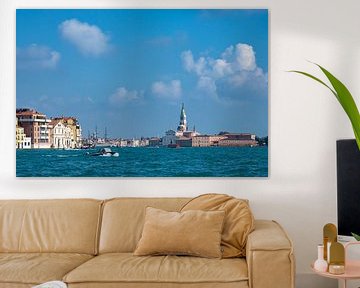 View to the island San Giorgio Maggiore in Venice, Italy by Rico Ködder