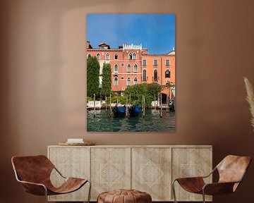 Gezicht op het Canal Grande in Venetië, Italië