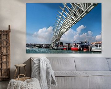 Brücke des People Mover in Venedig, Italien von Rico Ködder