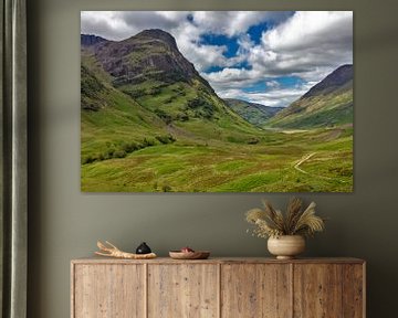 Glen Coe Valley in the Scottish Highlands by Jürgen Wiesler