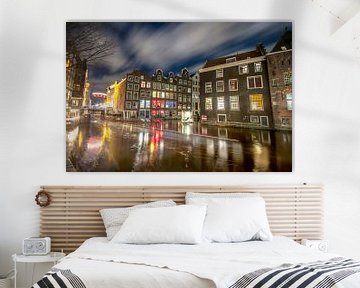 Amsterdam old side rampart by night 2 by Marc Hollenberg