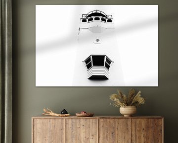 Der Leuchtturm von Noordwijk von Hans Vink