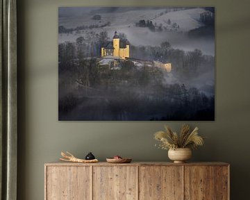 Homburg Castle in Winter Fog by Ingo Fischer