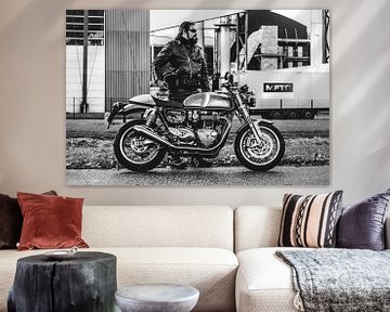 Triumph Thruxton R van Westland Op Wielen