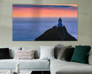 Nugget Point Lighthouse, Zuider Eiland, Nieuw Zeeland
